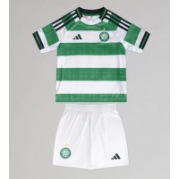 Stroje piłkarskie Celtic Koszulka Podstawowej dla dzieci 2025-26 Krótki Rękaw (+ szorty)